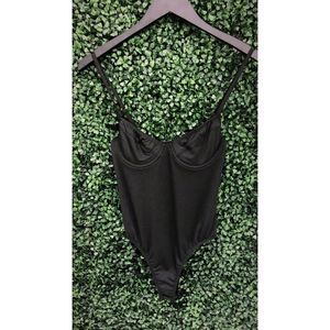 UNDERWIRE BODYSUIT BLACK